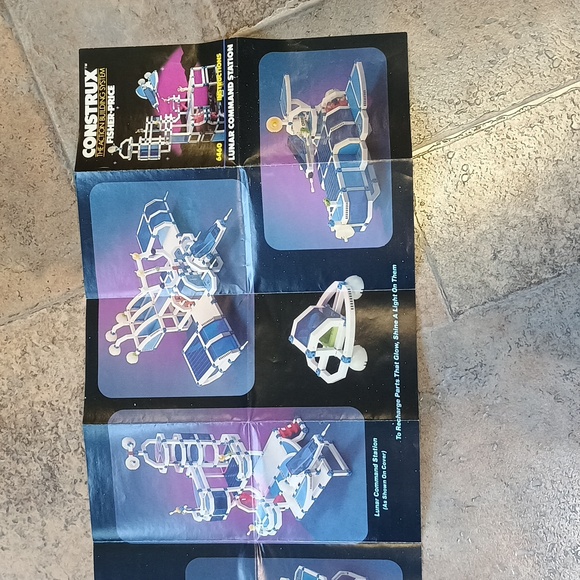 Vintage Construx Lunar Command Station 6460 Fisher Price - Picture 12 of 12